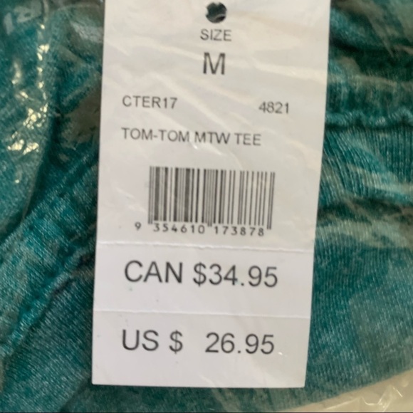 RIP CURL NWT MEN'S TOM-TOM MOCKTWIST Tee Size Medium - Picture 5 of 6